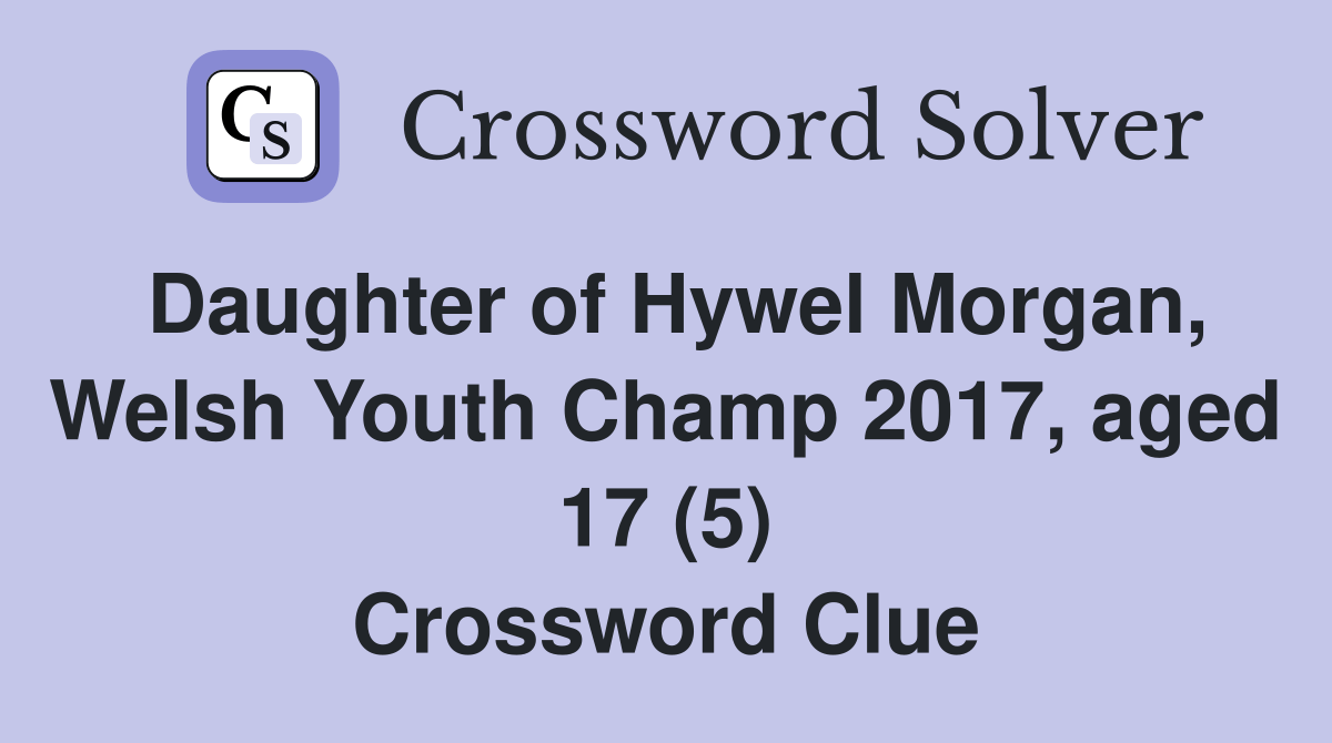 Daughter of Hywel Welsh Youth Champ 2017, aged 17 (5